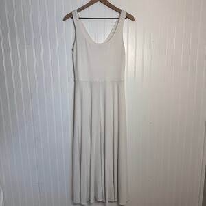 Polo Ralph Lauren Scoop Neck Sleeveless White Maxi Dress Women’s Size Small